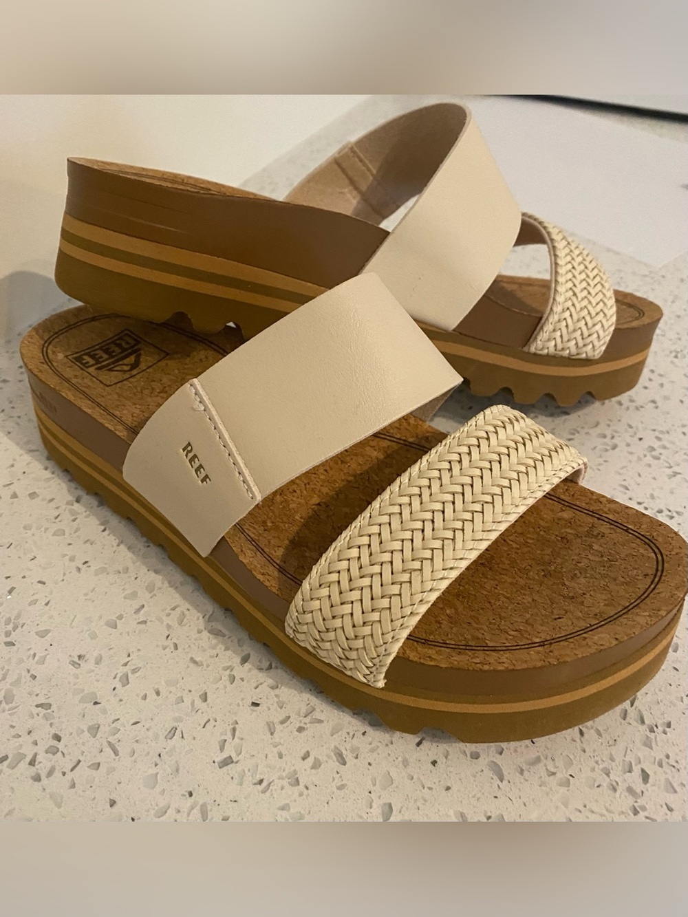 Brand new without tags, Reef Cushion Vista Hi Platform Sandals
